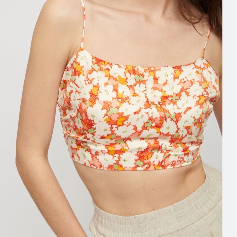 Valeria Tie-Back Crop Cami Top